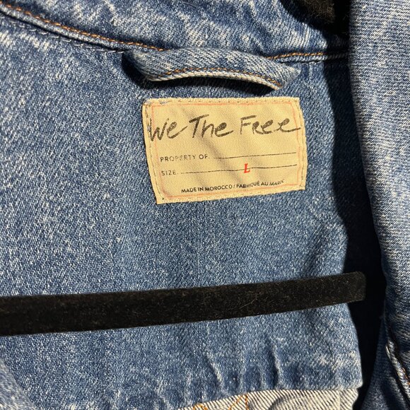 Free People We The Free  Opal Swing Denim Jacket - Picture 5 of 6